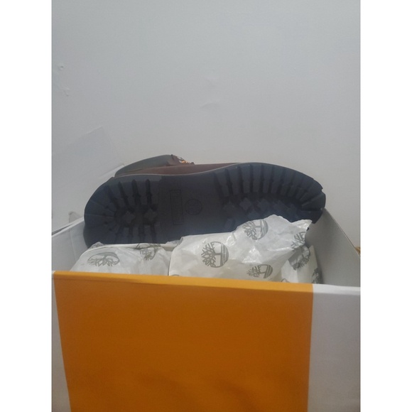 Timberland® Men's PREMIUM 6 INCH WATERPROOF Dark Brown Boots Size 10.5 NIB - Picture 5 of 6